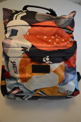 Paul Smith Mainline Cycle Cap Print Rucksack Herren Brandneu