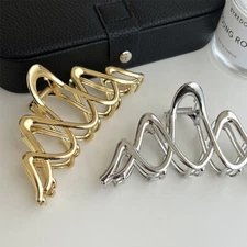 Vintage Geometric Metal Hair Claw Clips Hair Clamps Hairpin Hair Accessories -