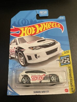 Hot Wheels Subaru WRX STI Diecast Car - HW Speed Graphics 2/10, Zamac Edition (68/250)