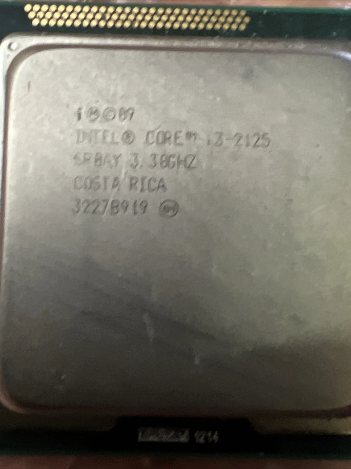 Intel Core i3-2125 3.30GHz Dual Core CPU Processor SR0AY LGA1155 Socket - Image 2 of 3