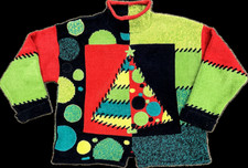 Vtg LISA NICHOLS Ugly Christmas Holidays Sweater Sz M