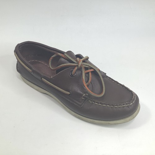 Sperry Top Sider 6 Deck Buty Płaskie Łódź Skóra 941717 Brakująca wkładka Damskie - Zdjęcie 1 z 6