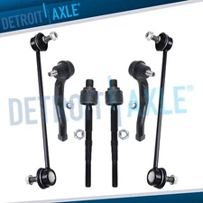 Front Inner Outer Tie Rod + Sway Bar Link for Aveo Pontiac G3 Wave Suzuki Swift