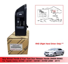 Fuel Lid Lock Open Lever 64606-06060 For Toyota Camry 2006 2007 - 2017