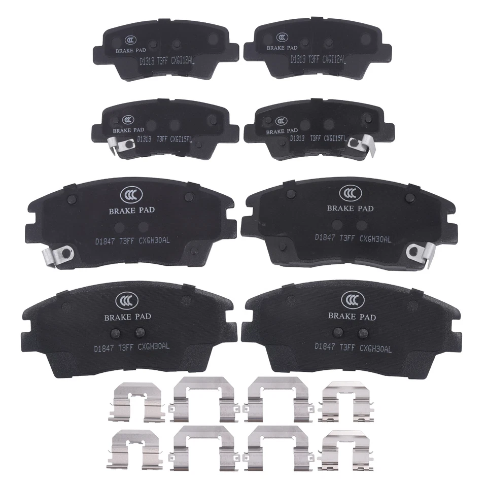 Pastillas de freno delanteras y traseras de cerámica para Hyundai Tucson Kia Sportage 2016-2021 Foto 2 de 4