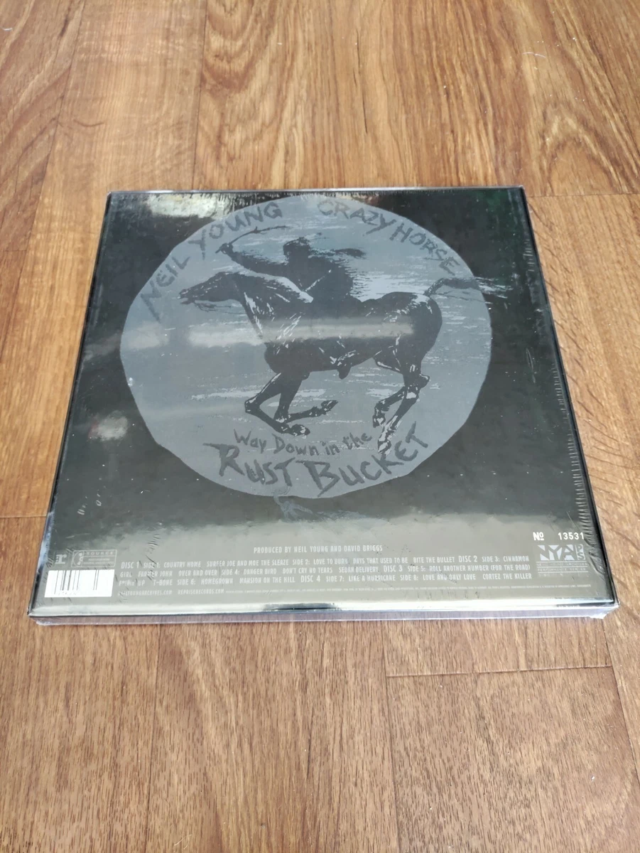 Neil Young Crazy Horse Way Down in the Rust Bucket DELUXE 4LP 2CD DVD box sealed