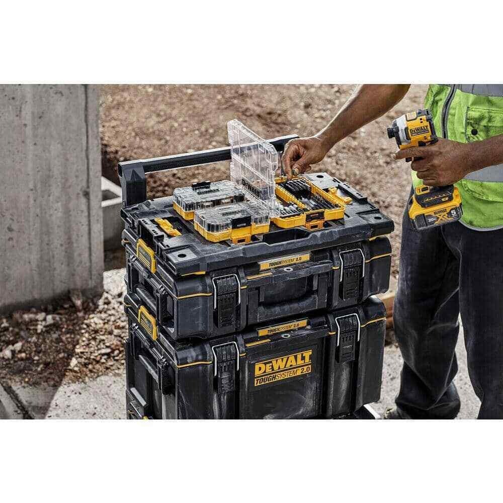 【破損有】デウォルト DEWALT TOUGHSYSTEM 2.0 収納ボックス DEWALT TOUGHSYSTEM 2.0 24 in. Tower Tool Box System (3 Piece