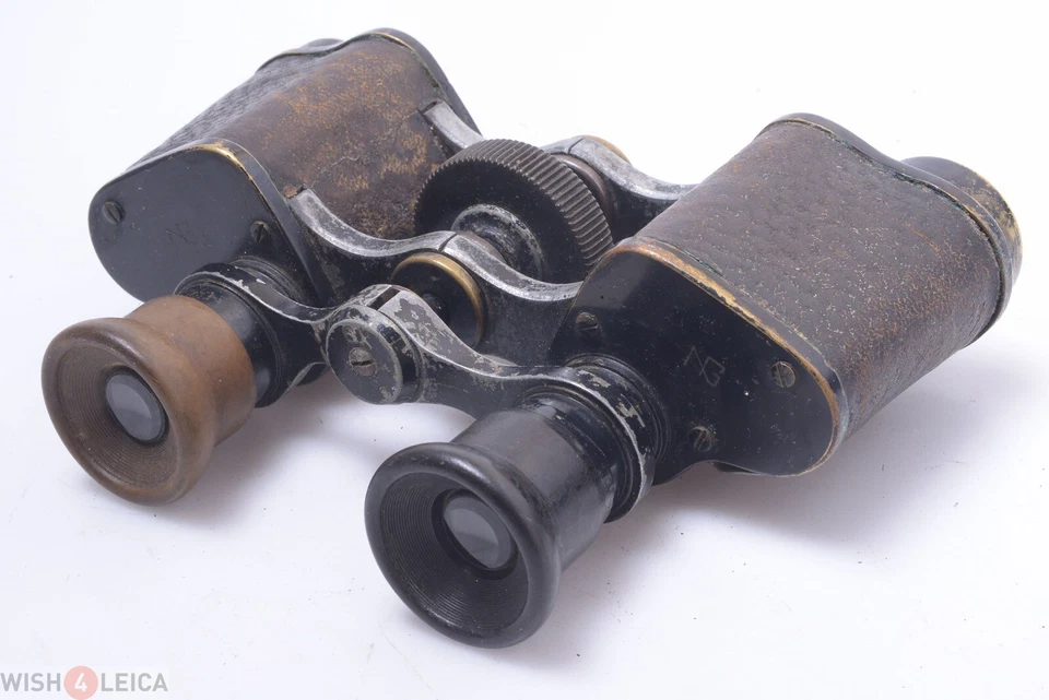 ✅ BINOCULARS GERMAN, ENGLISH, FRENCE? NG ENGRAVED 6X ANTIQUE PRISM MILITAIRY? - Image 4 of 4