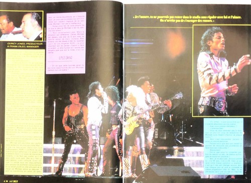 Articolo cartaceo 9 pagine + copertina MICHAEL JACKSON ITW QUINCY JONES BE lu... - Photo 3/5