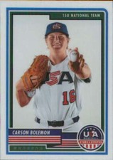 2023 Stars & Stripes Opti-Chrome #22 Carson Bolemon USA Baseball 15U Team