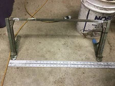 Fold down windshield bracket vintage boat auto car outboard hardware rat rod 