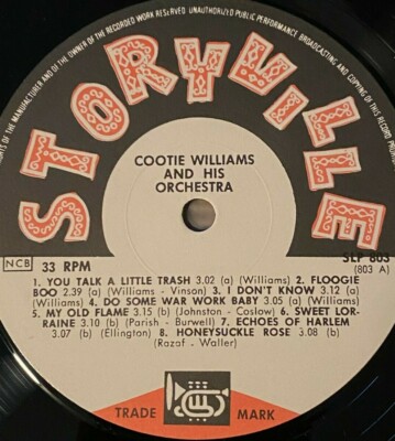 CD クーティ・ウィリアムス クーティ・ウィリアムス・アンド・ヒズ・オーケストラ 30XB261 STORYVILLE /00110 CD クーティ・ウィリアムス クーティ・ウィリアムス・アンド