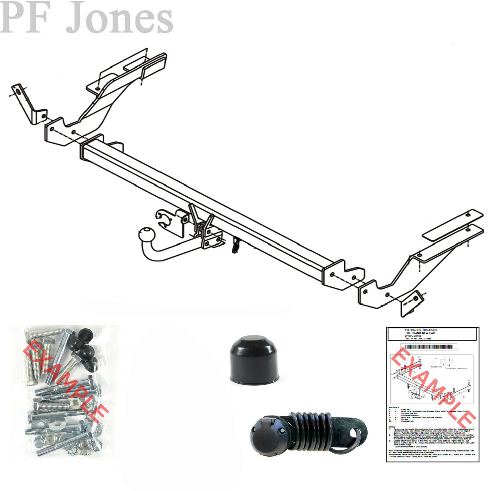 PCT Towbar for Citroen C5 Estate 20042008 Swan Neck Tow Bar eBay