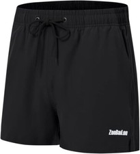 Mens Board Shorts Swim Shorts Drawstring Mesh Lining Quick Dry Beach Shorts