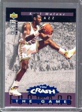 1994 Collector's Choice You Crash the Game Rebounds Blue Redemption Karl Malone