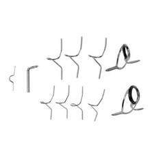Fly Fishing Rod Guide Tip Set DIY Eye Rings Different Size