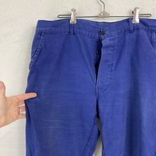 38 Waist French Vintage 1930-1940 Workwear Faded Vintage Jeans Denim The Textil