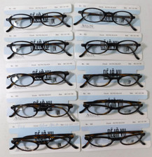 VINTAGE 10 Pc. LOT DEJA VU 902 RETRO BLK 46/20 EYEGLASS FRAME LOT NOS setHU1 