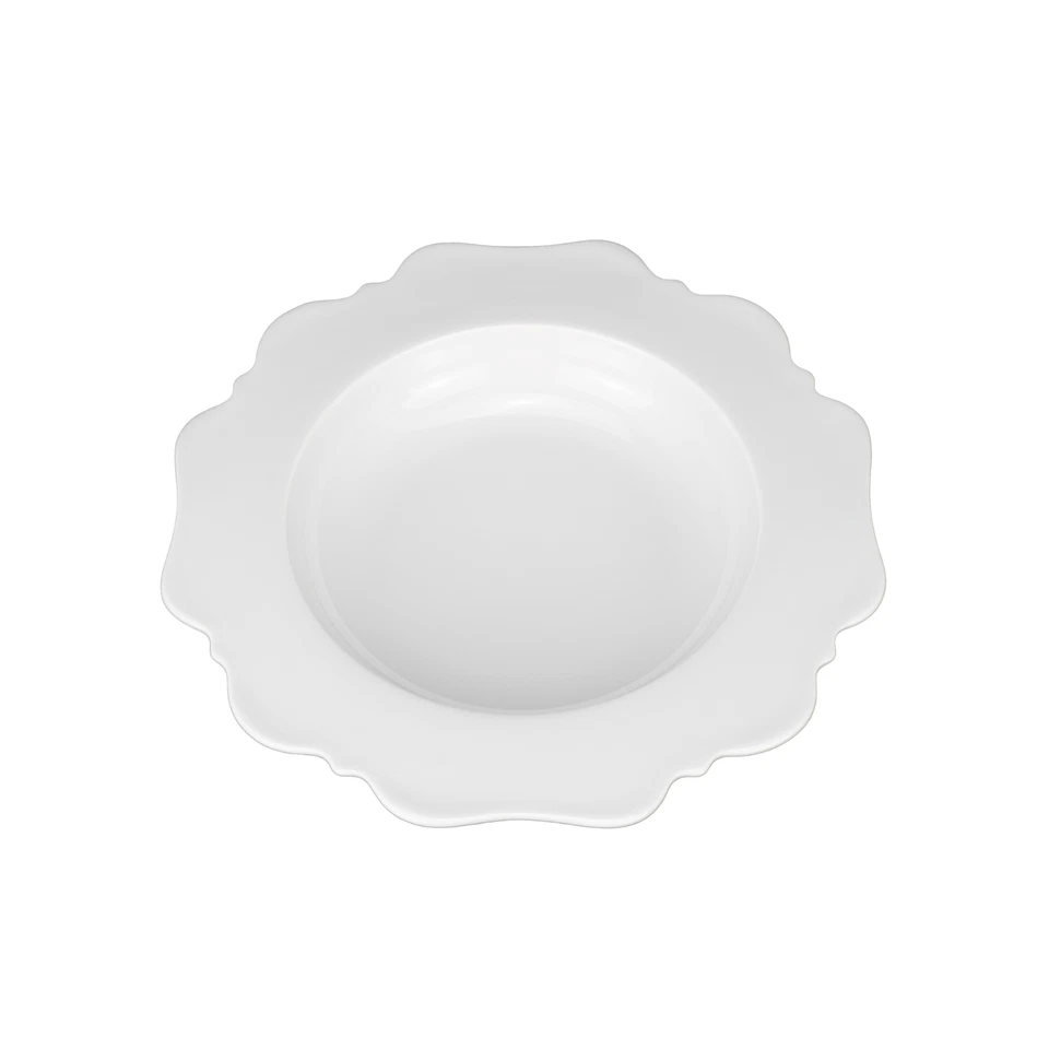 4 x REICHENBACH Paola Navone, TASTE in weiß -  Teller rund tief 22 cm NEU!!!!