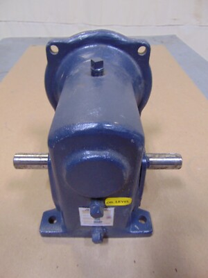 Morse Electric Motor Gear Box Speed Reducer 30:1 Ratio Dual Shaft Output 1-1/2''