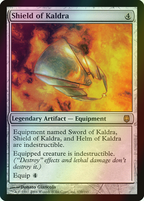 MTG Shield of Kaldra Foil ** Darksteel ** English (NM)