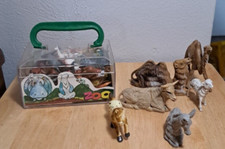 Lot of 54 Plastic Zoo Animals