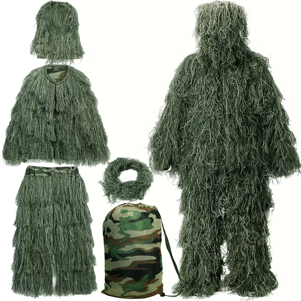 MOPHOTO 3D Camouflage Hunting Apparel Including Jacket Adult 5 in