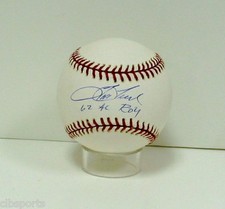 TOM TRESH signed MLB Baseball 62 AL ROY auto Yankees TIGERS TriStar hologram 
