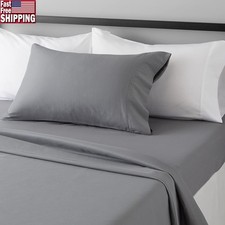 Ultra Soft Brushed Microfiber Twin XL Bed Sheet Set Wrinkle Resistant All Season