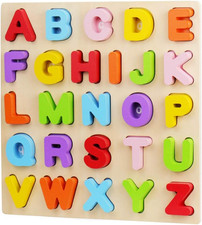 Alphabet Puzzle, ABC Letter Puzzles for Toddlers 1 2 Years Old, Educational Le