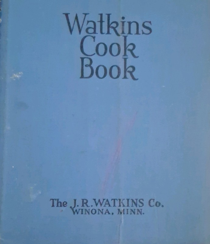 J.R. Watkins Co. Watkins Cook Book Hardcover Cookbook English