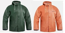 Grundens Brigg 40 Commercial Fishing Jackets Green Orange