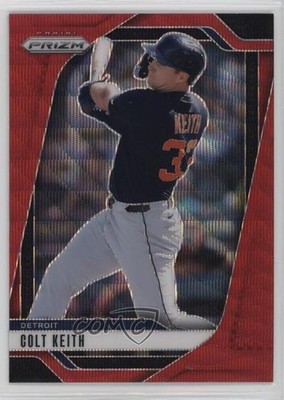 2025 Panini Prizm Ruby Wave Prizm Colt Keith #289 8d2