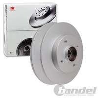 2X NK Bremsscheiben 249Mm Voll Hinten Passend FÜR CitroËN C4 Peugeot 307 |