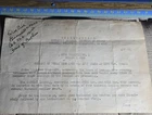 WW2 American Rare Document Signed By A Band Of Brothers