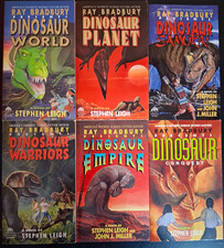 Ray Bradbury Presents Dinosaur Series Lot of 6 Illustrated 1992 Avon FREE SHIP