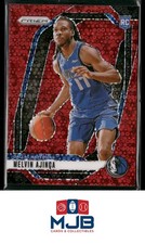 2024-25 Panini Prizm Melvin Ajinca Prizms Fast Break Red #/100 #255 Mavericks