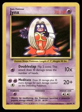Jynx 31/102 Non Holo Uncommon 1999 Base Set Unlimited Pokemon Japanese