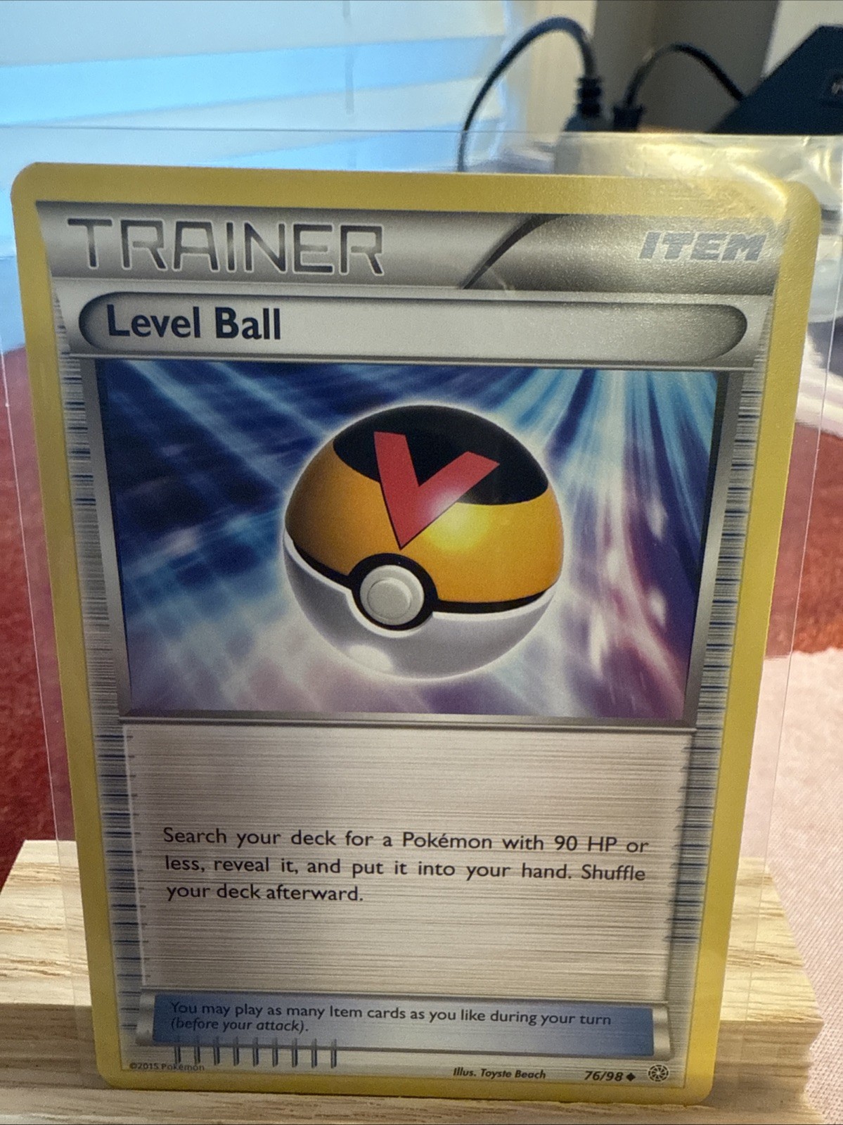 Level Ball 76/98 UNCOMMON - Pokemon XY Ancient Origins Card