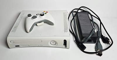 Original XBox 360 Console White, + Power Cable And Controller. See Description