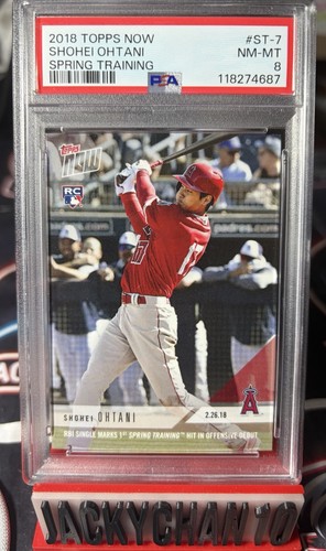 2018 Topps Now - Spring Training Shohei Ohtani #ST-7 /6842 (RC) First EVER RBI