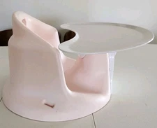 Baby Floor & Booster Seat with Tray - Pink