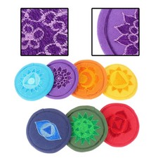 7pcs Tibetan Singing Bowl Cushion Nepal Singing Bowl Mat Cup Coaster