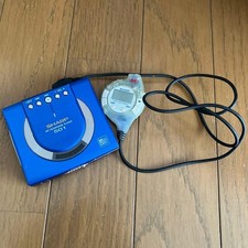   AS-IS  Sharp MD Player MD-ST501-A Ptable Mini Digital Tape Walkman From JAPAN