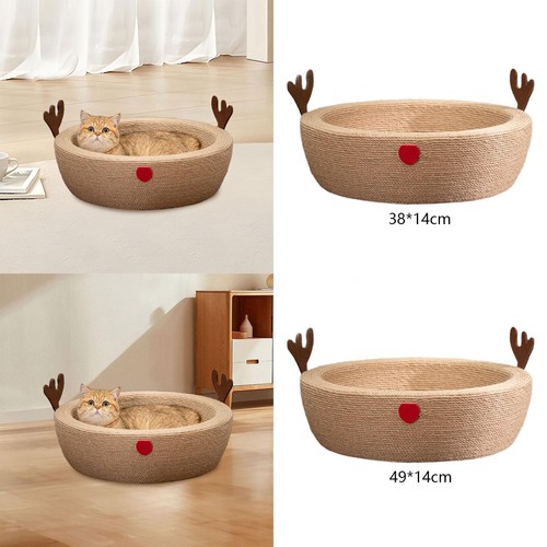 Griffoir Pour Chat, Maison En Carton Pour Chat Avec Grattoir Lit L