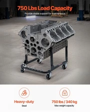 New Engine Stand, 750 LBS Load Capacity Engine Motor Stand, Heavy-Duty Steel M