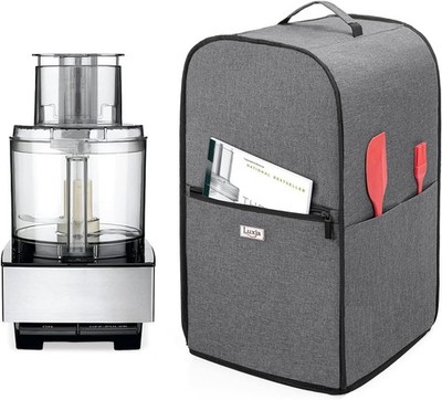Luxja Food Processor Cover Compatible with Cuisinart and Hamilton Beach 11-14