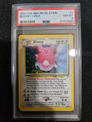 Blissey (Unlimited) graded PSA 8 for sale on eBay