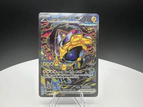 Iron Hands ex 154/131 Prismatic Evolutions Special Illustration Pokemon LP
