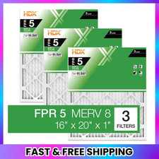 16 X 20 X 1 In. Standard Pleated Furnace Air ...